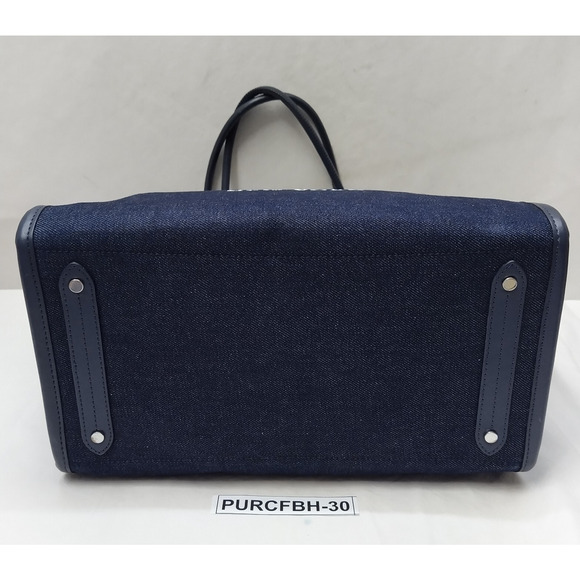 Kate Spade New York Blue Denim Double Handles Tote Bag - Picture 7 of 15